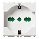 VIMAR 14210 Serie Plana Presa schuko italo tedesca 2P+T 16A universale bianco