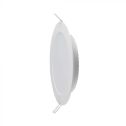 V-TAC PRO Mini Panneau LED Rond Encastrable 6W, Puce Samsung, Trou 107-112mm Couleur Blanc 6500K - 78601