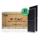 Kit fotovoltaico AUSTA 17KW bancale 31 pz Pannello solare fotovoltaico modulo 545W silver IP68 2279x1134x35mm - sku 1193231
