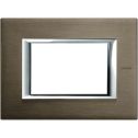 BTICINO HA4803BR placca rettangolare 3 moduli serie axolute 3P bronzo