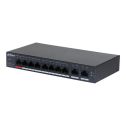 Commutateur réseau géré dans le cloud Dahua CS4010-8ET-110 8 ports PoE + 2 ports RJ45 10/100/1000 Mbps 110 W Gestion à distance DoLynk Care