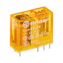 Mini-Relais-Finder Typ 40.52 für gedruckte Schaltung 2 Steckkontakte 8A Spule 12V AC/DC abwechselnd 405280120000