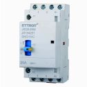 ETTROIT JX134251 Contattore Domestico 3NO/1NC 4P 25A 220v 50hz AC DIN con Interruttore di Controllo Manuale