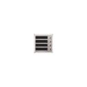 URMET 1148/14 SINTHESI S2 intercom module 4 buttons in anodized aluminum for entrance panel