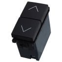 ETTROIT Up and Down Button Double Interlock Switch 2P 10A Roller Shutters Black Color Compatible With Vimar Arke - VA1204